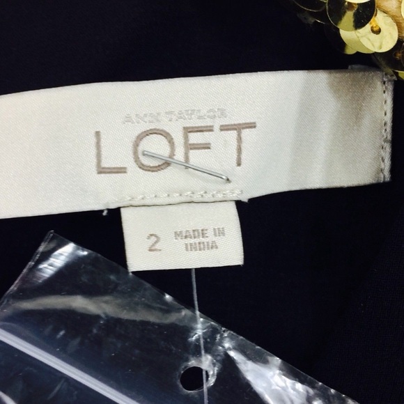 Ann Taylor LOFT Black Sleeveless Sheath Dress - Picture 4 of 8